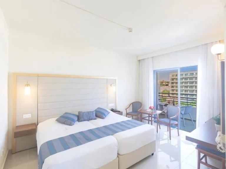 Double or Twin Room with Side Sea View — Iliada Beach Hotel, Protaras, Cyprus