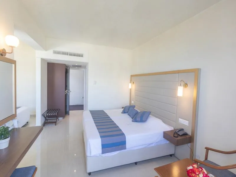 Iliada Beach Hotel sea view room with private balcony